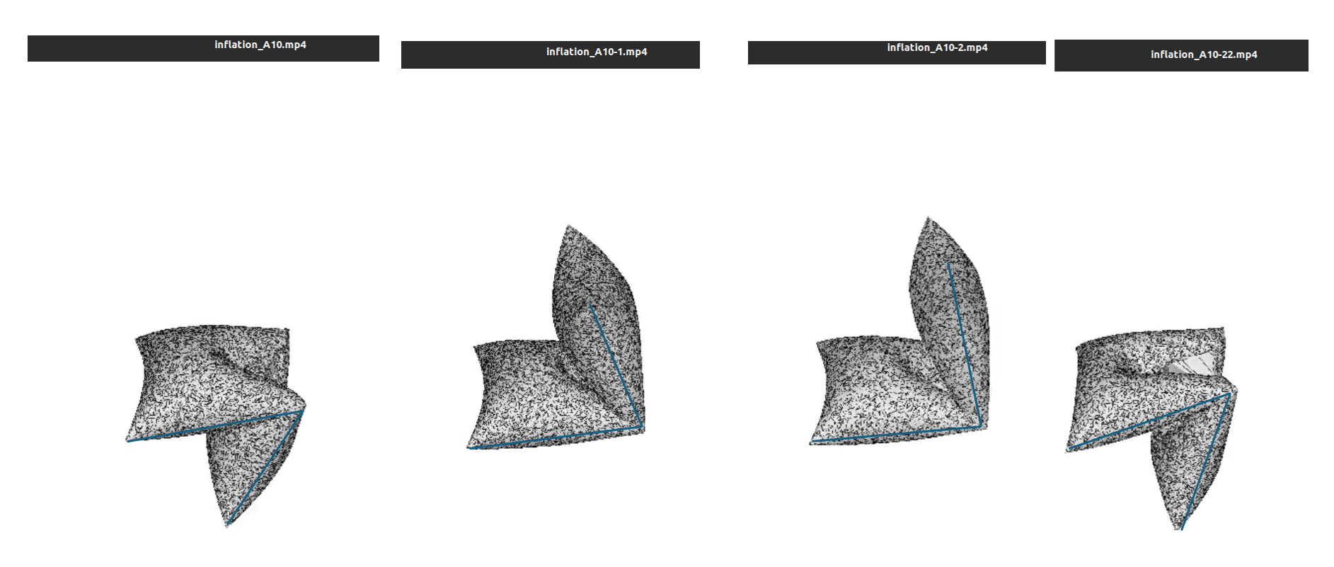 Comparison of simulated bends